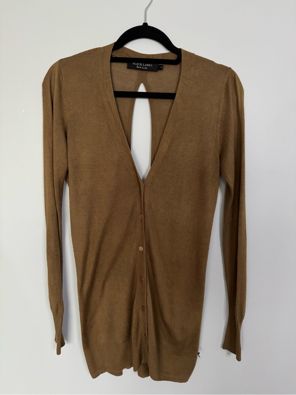 Paul Smith Black Label Open Back Longline Cardigan S - Picture 2 of 11
